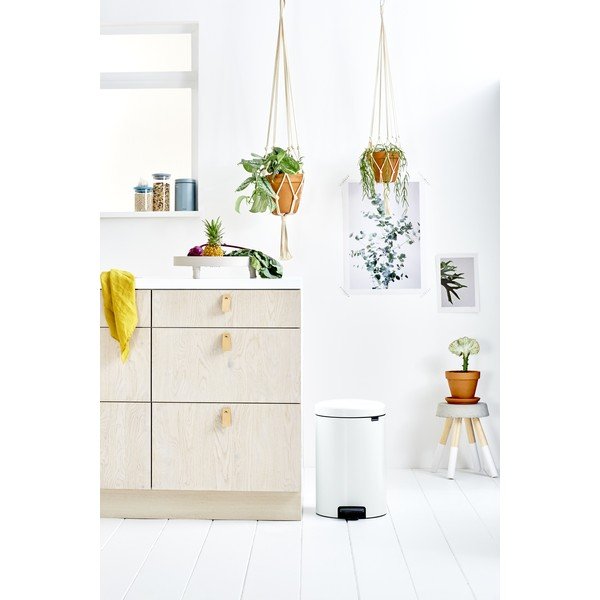 Bidone in acciaio bianco da 20 l NewIcon - Brabantia-image-4