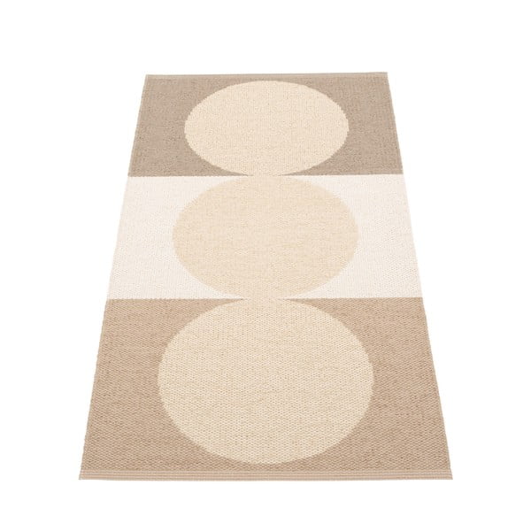 Tappeto da interno/esterno beige/color crema 70x140 cm Otto Grain – Pappelina-image-2
