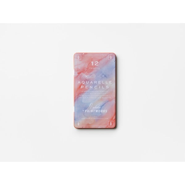 Set di pastelli colorati Aquarelle – Printworks-image-2