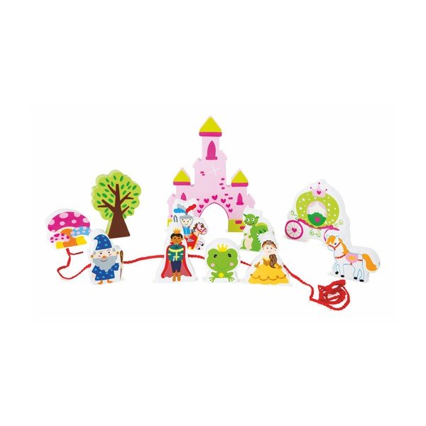 Set da gioco in legno con corda Fairytale - Legler