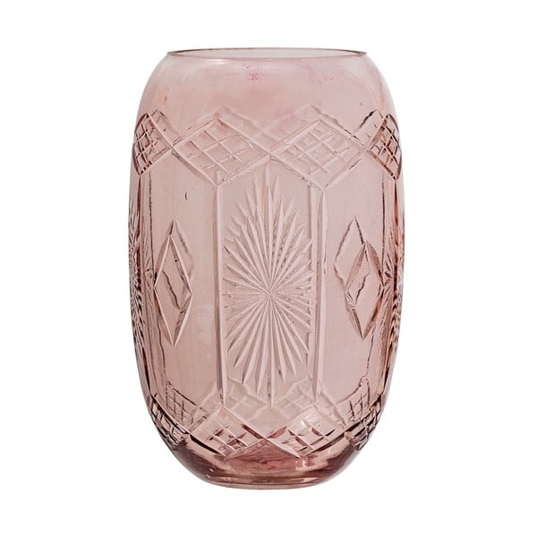 Vaso in vetro rosa - Bloomingville