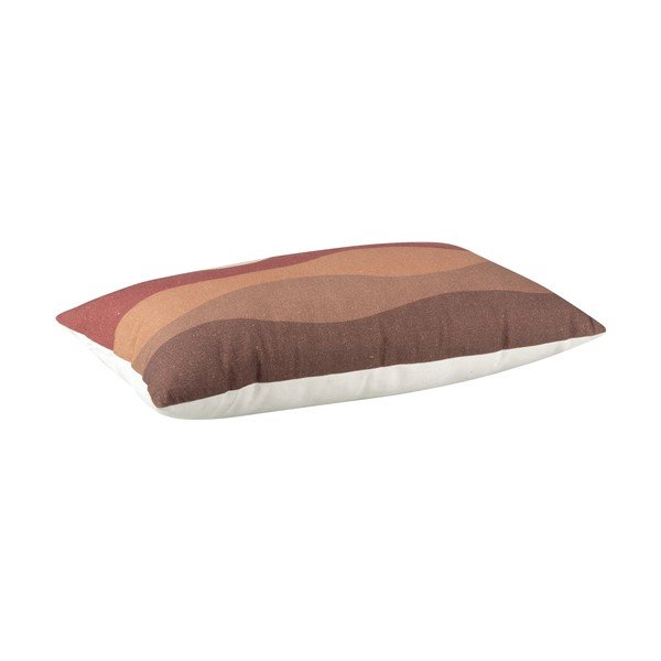 Cuscino in cotone marrone e rosso Clay Sunset, 50 x 30 cm - PT LIVING-image-3