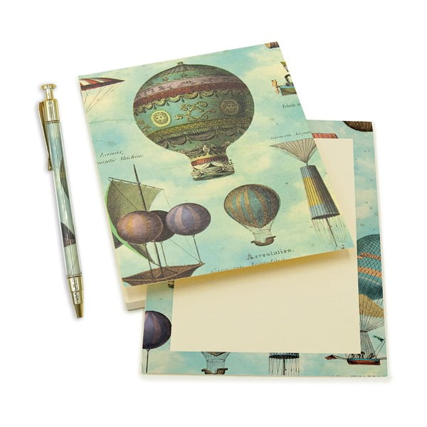 Quaderno con penna 50 pagine formato A6 Air Baloons - Kartos