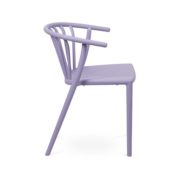 Sedia da esterno lavanda in plastica Capri – Bonami Essentials-image-3