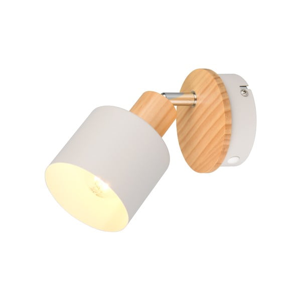 Faretto in colore bianco-naturale ø 9 cm Shanti - Trio-image-2