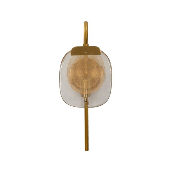 Lampada da parete dorata in vetro Softy – Mauro Ferretti