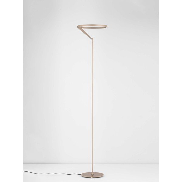 Lampada da terra LED oro rosa in alluminio con intensità regolabile (altezza totale 168 cm) Tilia – Nova Luce-image-3