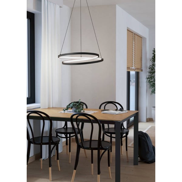 Lampadario LED nero ø 55 cm RUOTALE – EGLO-image-2
