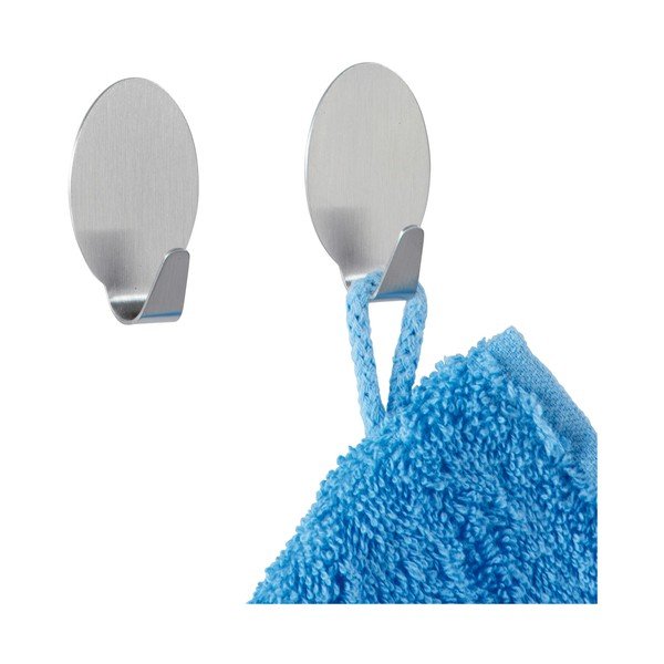 Set di 2 ganci autobloccanti in argento Maxi - Wenko-image-2