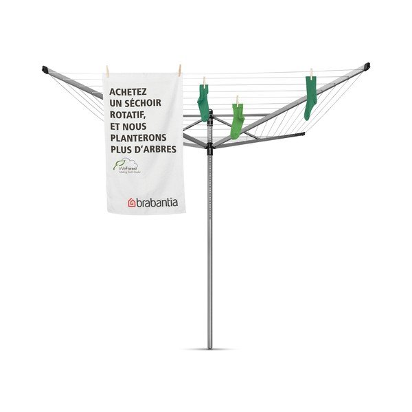 Stendino da giardino argentato 60 m Lift-O-Matic – Brabantia-image-4