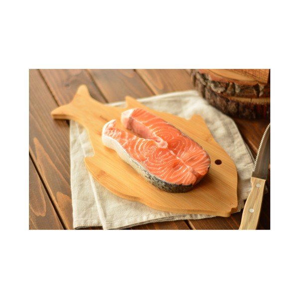 Servírovací podnos z bambusového dřeva ve tvaru ryby Bambum-image-1