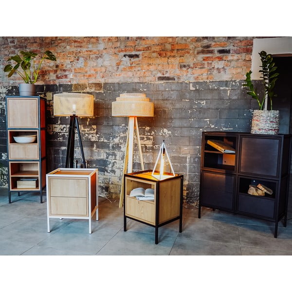 Mobile nero in rovere 45x102 cm Skap - CustomForm-image-1