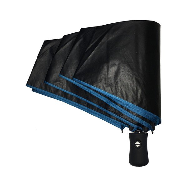 Černo-modrý větruodolný deštník s UV ochranou Ambiance, ⌀ 97 cm-image-2