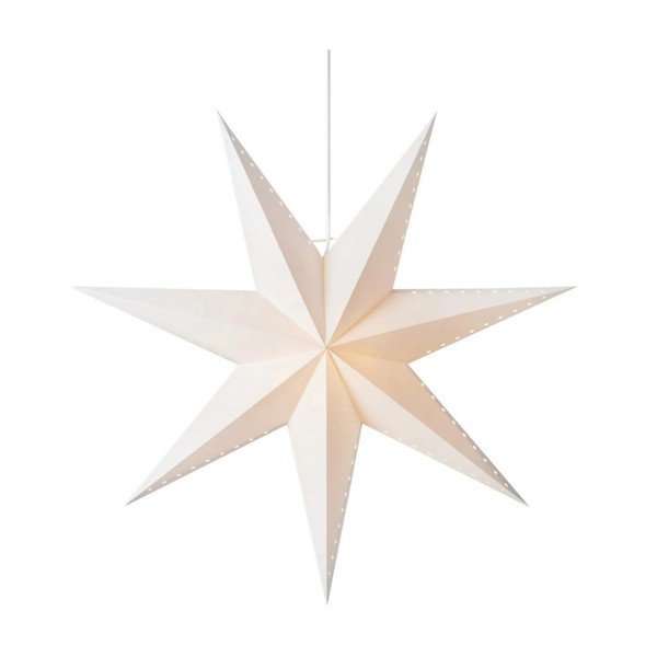 Decorazione natalizia luminosa bianca con alimentazione a corrente a sospensione ø 60 cm Lively – Markslöjd