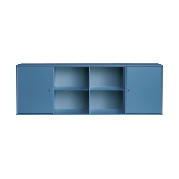 Cassettiera bassa  blu a sospensione 176x61 cm Mistral - Hammel Furniture