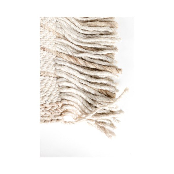 Cuscino beige con imbottitura , 45 x 45 cm Fringe - Zuiver-image-2