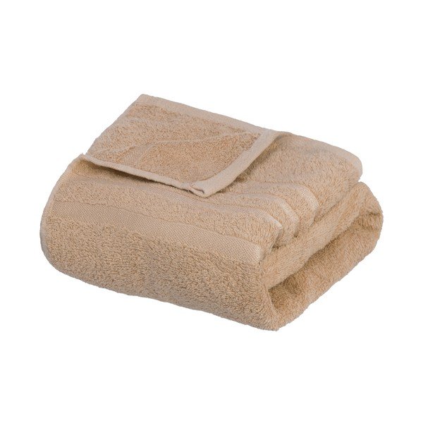 Asciugamano tipo terry beige in cotone 70x140 cm Simple – Casa Selección