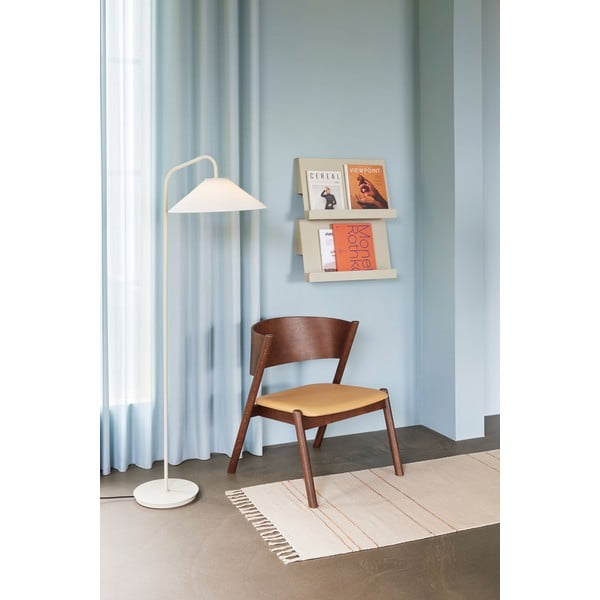 Lampada da terra color crema con paralume in vetro (altezza 158 cm) Solid - Hübsch-image-2