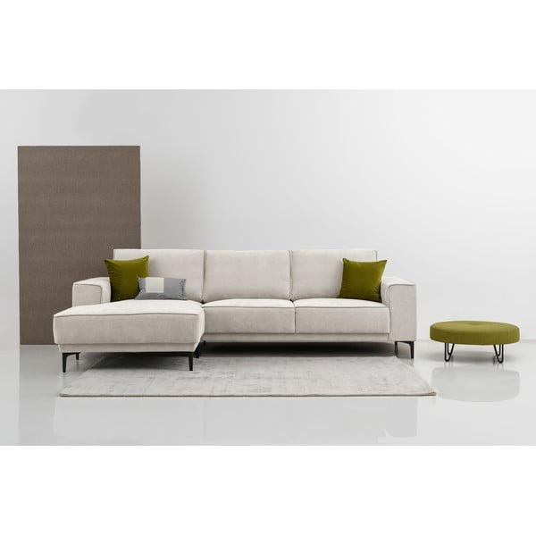 Divano angolare color crema (con penisola a sinistra) Copenhagen – Scandic-image-1