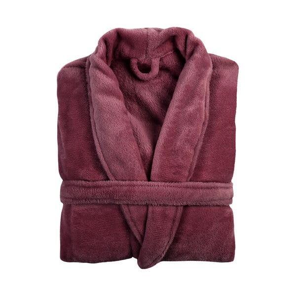 Accappatoio in microplush bordeaux taglia L/XL Cosy - Tiseco Home Studio