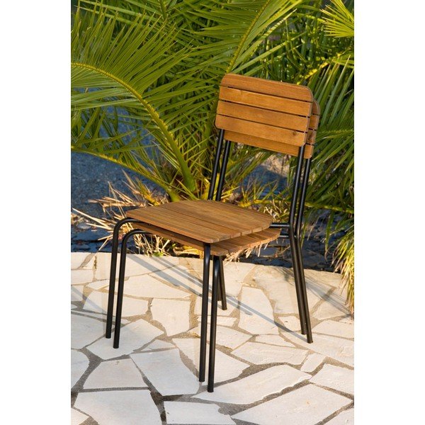 Set di 4 sedie da giardino Scool - Ezeis-image-3