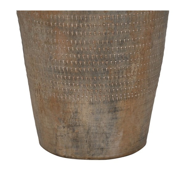 Vaso marrone in ceramica alto (altezza totale 49 cm) Antigo – Ixia-image-2
