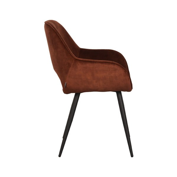 Sedie da pranzo in marrone cognac in un set di 2 pezzi Fer - LABEL51-image-3