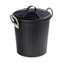 Cestino nero opaco, volume 6 l Gara - Wenko