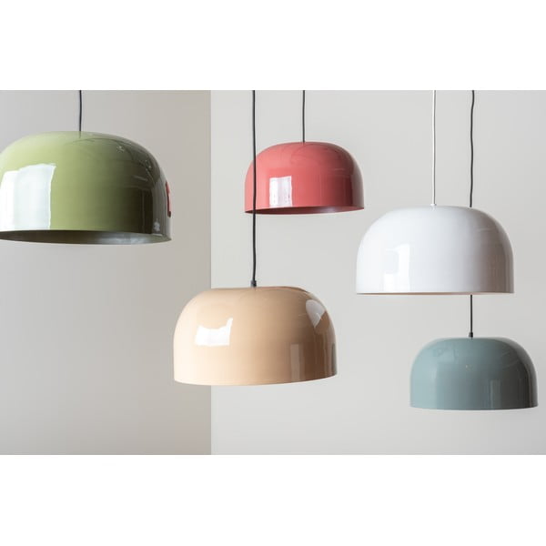 Lampada a sospensione bianca con paralume in metallo ø 40 cm Dome - Leitmotiv-image-2