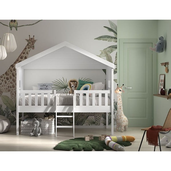 Casa bianca/letto per bambini 90x200 cm Housebed - Vipack-image-1