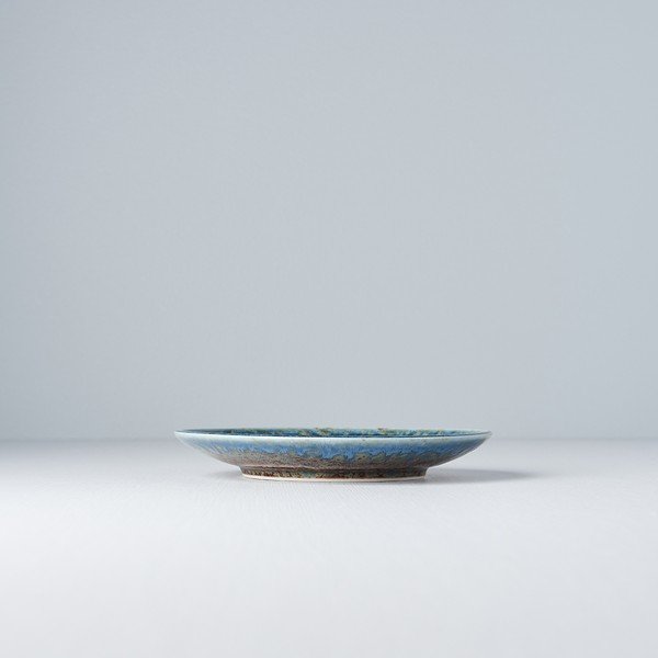 Piatto in ceramica beige-blu Earth & Sky, ø 17 cm Earth & Sky - MIJ-image-1