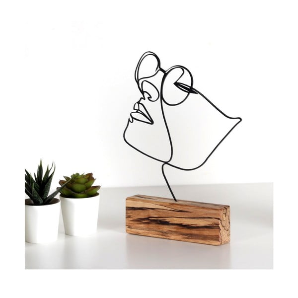 Statuetta in metallo Girl - Mioli Decor-image-2