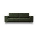 Divano verde con rivestimento in ciniglia 224 cm Copenhagen – Scandic