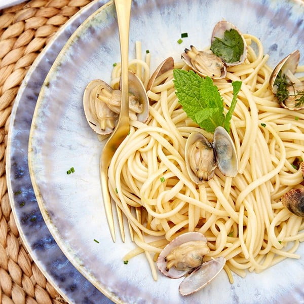 Ciotola per pasta in gres blu e bianco , ⌀ 23 cm Brisa - Costa Nova-image-1