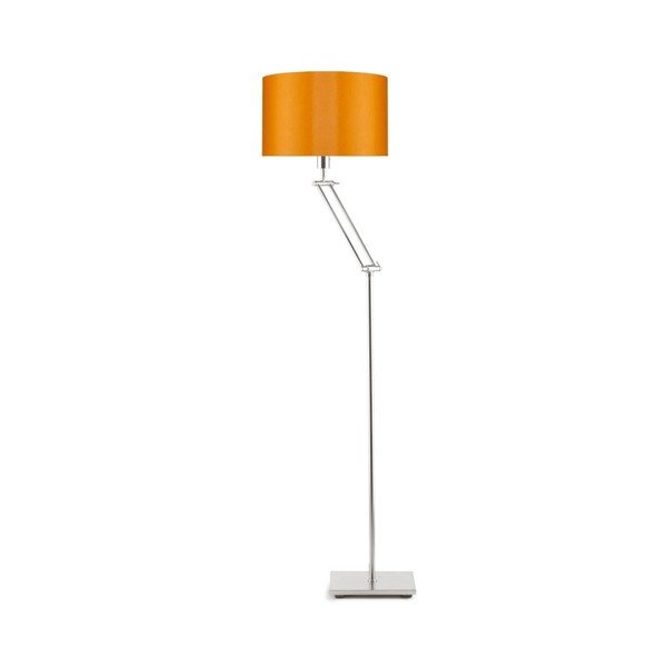 Lampada a stelo grigia con paralume arancione Dublin - Citylights