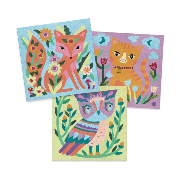 Set per sabbiatura Night Animals - Djeco