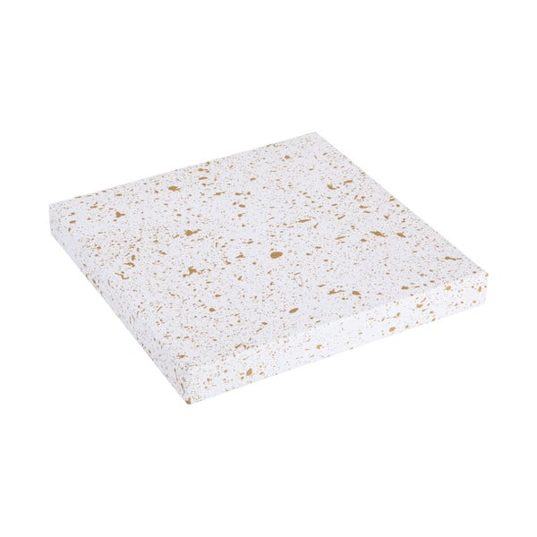 Scatola portaoggetti in oro e bianco Logan - Bigso Box of Sweden-image-3