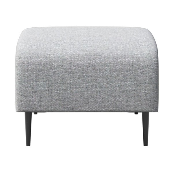 Pouf grigio chiaro Shel - Ghado