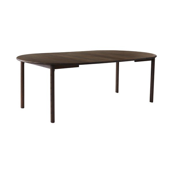 Piano del tavolo da pranzo aggiuntivo in rovere marrone scuro 50x120 cm Noor - Hammel Furniture-image-3