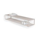 Scarpiera grigio tortora in acciaio da parete 118x20,5x30,5 cm School – Spinder Design