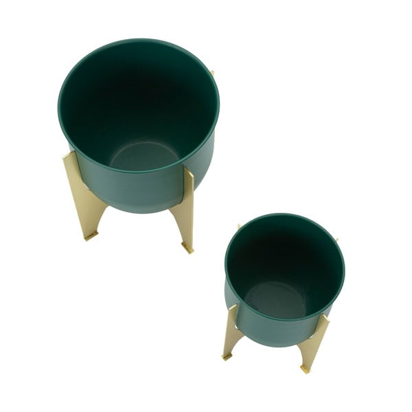 Set di coprivaso in metallo 2 pzø 24 cm Grent Shet - Mauro Ferretti-image-2