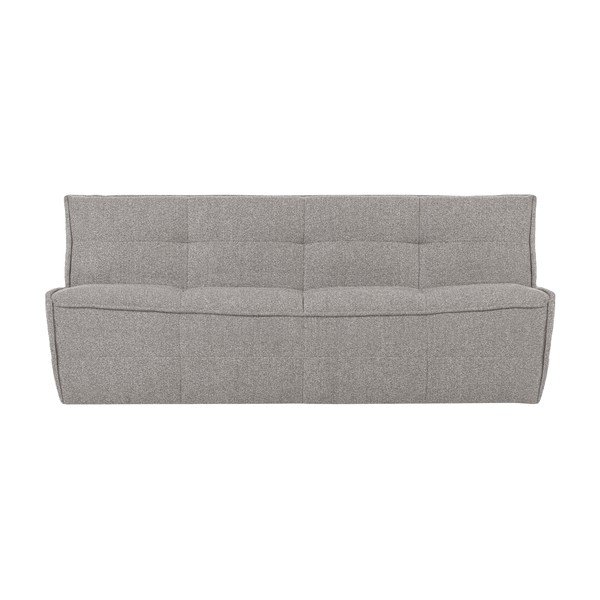 Divano grigio chiaro con rivestimento in bouclé 204 cm Cluster – vtwonen