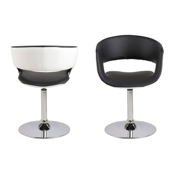 Černobílá jídelní židle Actona Grace-image-2