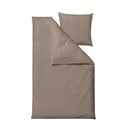 Set copripiumino e federa grigio tortora in tessuto damascato per letto singolo/per letto esteso 140x220 cm Tiles – Södahl