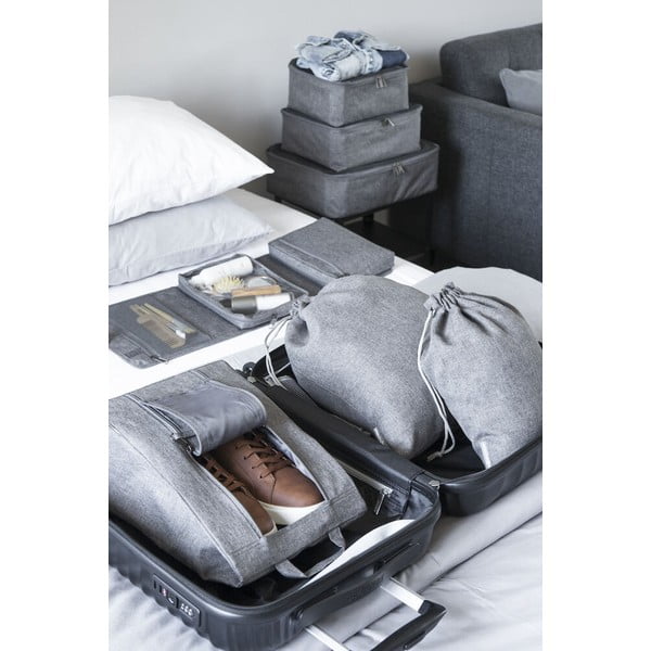 Sacchetti per il bucato in tessuto in set da 2 - Bigso Box of Sweden-image-3