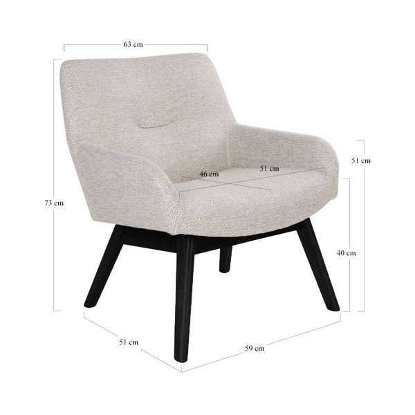 Poltrona beige London - House Nordic-image-4