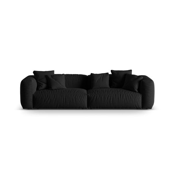 Divano componibile nero 320 cm Martina - Micadoni Home