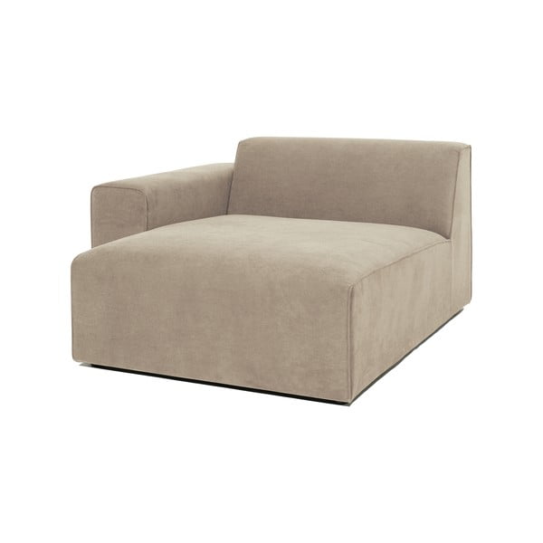 Modulo divano in velluto a coste beige (angolo sinistro) Sting - Scandic-image-2