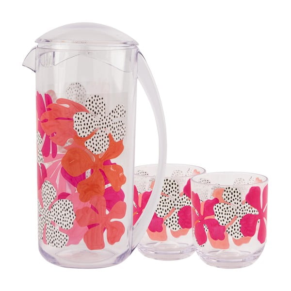 Caraffa da picnic rosa e arancione , 2 l - Navigate-image-1