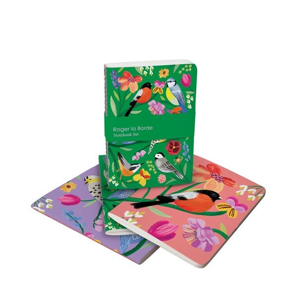 Set di 3 quaderni 64 pagine formato A6 Birdhaven - Roger la Borde-image-1